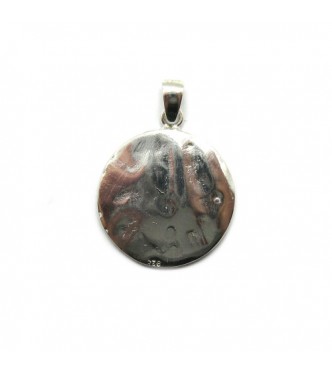 PE001401 Genuine sterling silver pendant viking symbol Vegvisir solid hallmarked 925